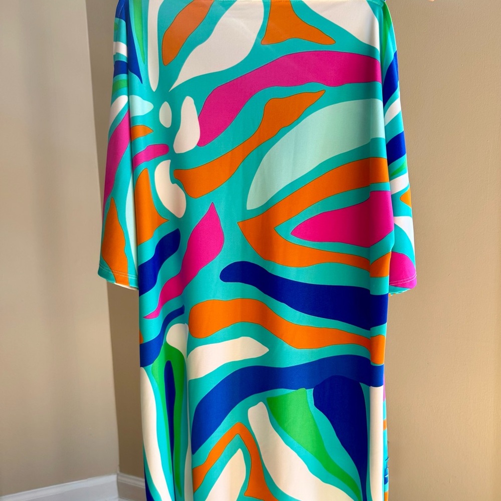 Vibrant Multicolor Abstract Dress
